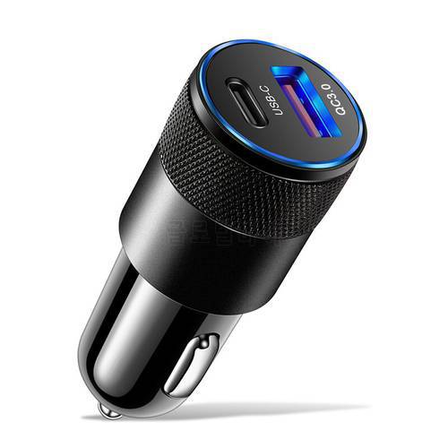 70W PD Car Charger Car Phone Charger USB C Fast Charging in Car USB-C Adapter For iPhone 13 12 Xiaomi Note 11Mobile phone Car Ch