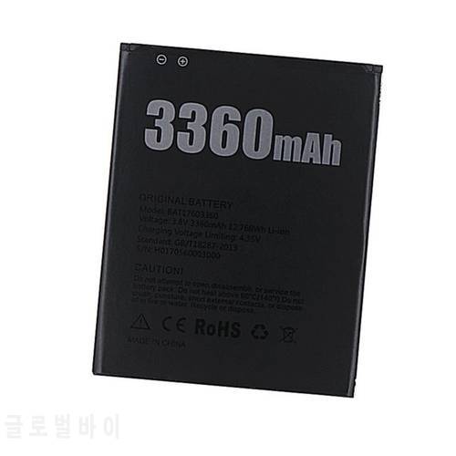 High quality Replacement Battery Authentic 3360mAh BAT17603360 for DOOGEE X10 MTK6570 5.0inch Smartphone