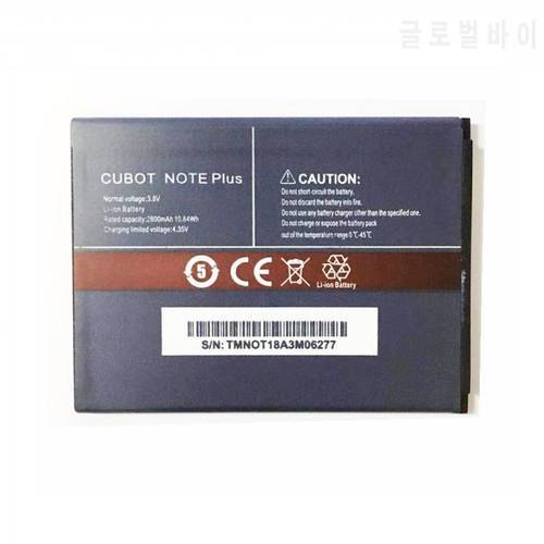 1x 2800mAh For Cubot Note Plus Battery For Cubot Note Plus High Quality Replacement Large Capacity mobile phone Battery