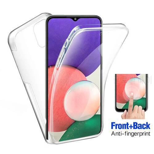 360 Full Clear Case For Samsung Galaxy A22 A22s 5G Soft Silicone Mobile Phone Cover For Samsung A32 A52 A52s A72 A12 A82 5G Case