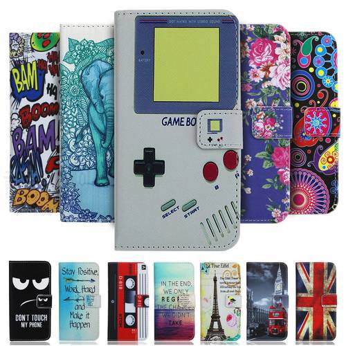 Painted Wallet Case Leather Card Pocket Cover Coque For UMIDIGI A3X A3S A5 A7 A9 A11 S2 S3 S5 Pro F1 F2 One Max Power 3 5 X Z2