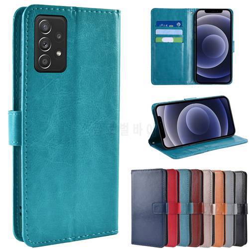 Card Slot Wallet Flip Phone Case on Samsung A13 4G Case Samsung Galaxy A13 A 13 SM-A135F Cover on Galaxy A13 4G Soft TPU cover