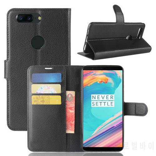 for OnePlus 5 A5000 Wallet Phone Case for OnePlus 5T 5 T A5010 Flip Leather Cover Case with Stand Etui Fundas case