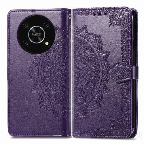 Wallet Case For Honor Magic 4 Lite Case Floral Flip PU Leather Cover For Honor Magic 4 Lite Case For Honor Magic 4 Lite 5G Cover