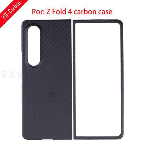 YTF-Carbon Real carbon fiber case For Samsung Galaxy Z Fold 4 case ultra thin Aramid fiber Anti-fall Galaxy Z Fold 4 cover