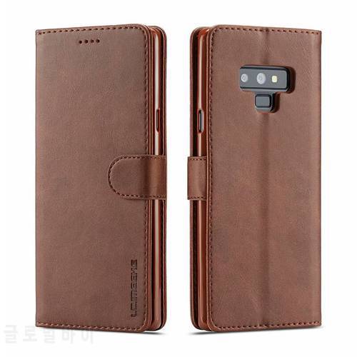 For Samsung Galaxy Note 9 Case Flip Phone Case On Samsung Note 8 Case Leather Vintage Wallet Cases For Samsung Note8 Note9 Cover