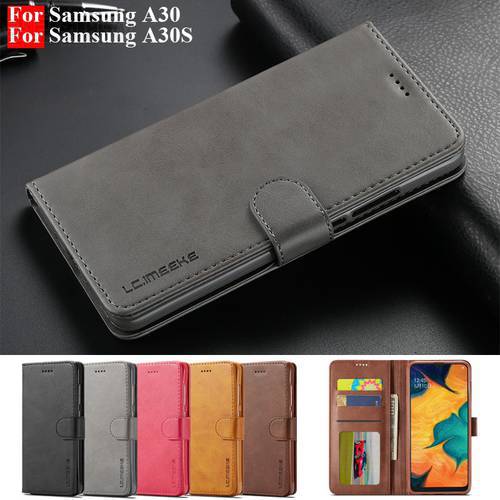 A30 Case For Samsung A30 Case Leather Phone Case On Etui Samsung Galaxy A30S Case Flip Wallet Cover For Samsung A 30 A 30S Cover