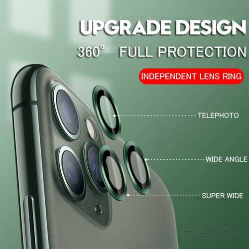 Protector Phone Cover 2/3Pcs Rear Camera Lens Ring Circle for i11 Pro Max