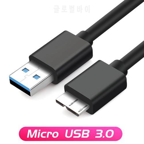 FONKEN USB 3.0 Micro B Cable For External Hard Disk Drive HDD Cord AM-Micro3.0 Charging Cable For Samsung NOTE3 S5 Phone Cable