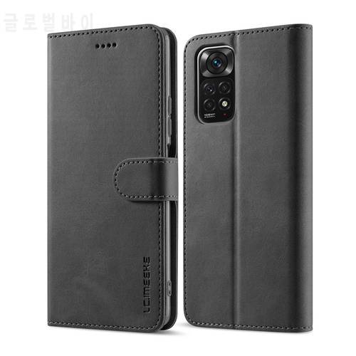 Redmi Note 11 Case Leather Wallet Flip Cover Redmi Note 11s Phone Case For Redmi Note 11 Pro 5G 10 10s 9s 9 Flip Cover