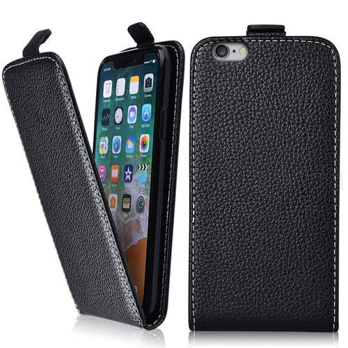 Coque For iPhone 5 5S 6 6S 7 8 Plus SE 11 12 13 Pro max Leather Vintage Flip Case iPhone11 iPhone13 Plain Patterned Fitted Case