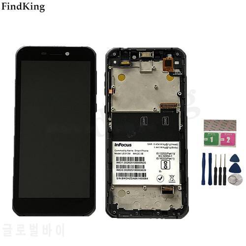 High Quality Touch Screen Ditigizer LCD Display For InFocus LE0139I LCD Display With Frame Assembly Replacement +Tools