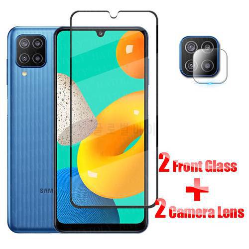 Full Cover For Samsung Galaxy M32 Tempered Glass For Samsung M32 Camera Phone Screen Protector For Samsung M32 Protective Glass