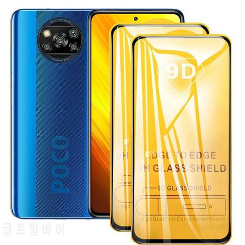 9D Tempered Glass For Xiaomi Poco X3 Pro Screen Protector