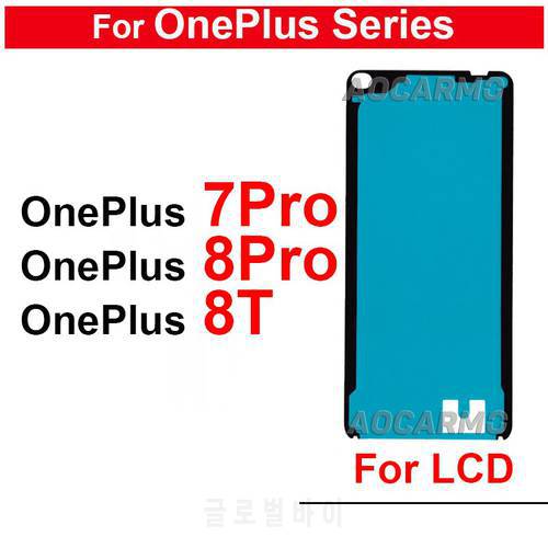 For OnePlus 7 8 Pro 8T Front Glue Adhesive 1+7Pro 1+8Pro LCD Display Sticker Tape Glue Rubber