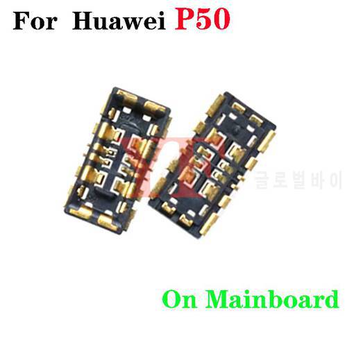 2PCS Battery FPC connector For Huawei P50 Inner FPC Connector Battery Holder Clip Contact replacement on mainboard on Flex Cable