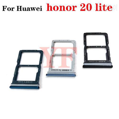 For Huawei Honor 20 Lite 20 Pro V20 20i SIM Card Tray Slot Holder Adapter Socket Repair Parts