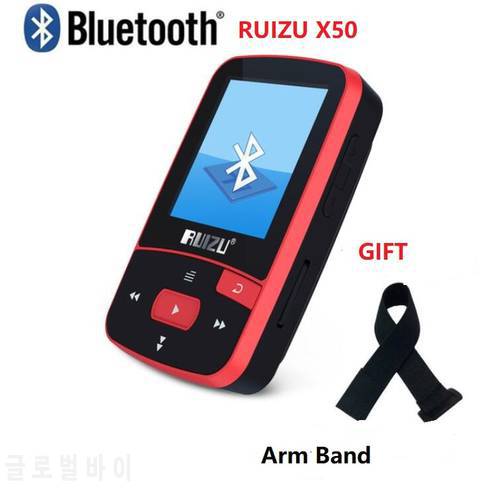 Ruizu X50 Sport mini clip mp3 player with fm tf card slot music player