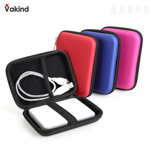 HDD Bag Hard Drive Disk Case Zipper Pouch Earphone External Protector Bags Cover Powerbank Mobile EVA Storage Carrier Box Caddy
