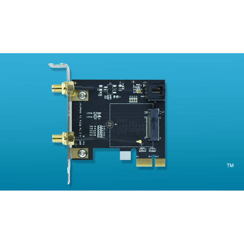 TL-NAPEB NGFF M.2 Key A To PCIe 1x WiFi card Adapter M2 to PCI-E For 7260NGW 7265NGW 8260NGW 8265NGW 3160NGW 3165NGW 3168NGW