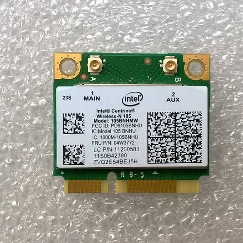 Intel Wireless-N 105BNHMW Wifi Card For Lenovo ThinkCentre E73 E93 M62Z M72E M73 M82 M83 M92 M93 EDGE-72Z Series, FRU 04w3772