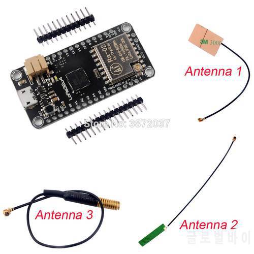 4pcs/lot 433MHz LoRa32u4 Ra-02 1KM LoRa Wifi Transceiver Module SX1278 LiPo JST Connector Antenna for Arduino