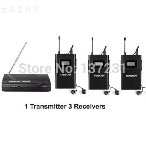 UHF Wireless In Ear Stage Monitor System TAKSTAR In Ear Stage Wireless Monitor System 3 Receiver + 1 Transmitter WPM-200