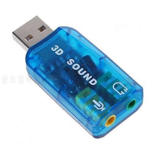 USB 2.0 Sound Card USB Audio 5.1 External USB Sound Card Audio Adapter Mic Speaker Audio Interface For Laptop PC Micro Da