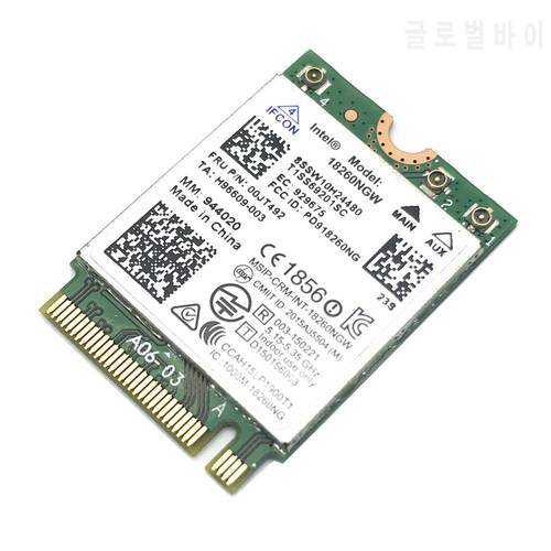 For Intel Wireless-AC 18260 18260NGW 802.11ad 802.11ac 867Mbps 2.4&5G Fit for Bluetooth 4.1 WiFi M.2 Key A network card