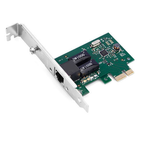 PCI-E Gigabit nics Rtl8111E PCI Express Network Card Cable For Desktop household 1000M CARDS