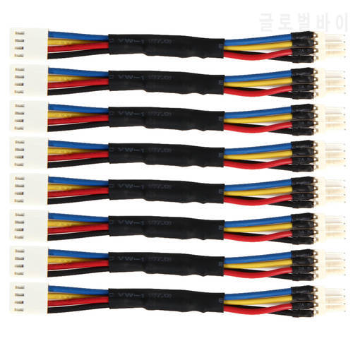 8Pcs/lot Fan Resistor Cables PC Cooling Fan Speed Reduce 4 Pin Power Resistor Male to Female Converter Cable Adapter Promotion