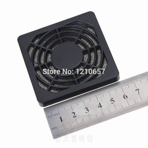 50Pieces LOT 60mm 6cm Black Plastic Heatsink PC Cooler Fan Dustproof Dust Fliter Cover