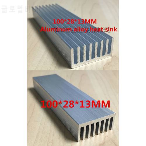 5pcs Aluminum alloy heat sink 100*28*13MM Power amplifier heat sink strip LED radiator Aluminum plate