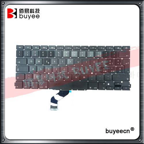 Black NEW A1425 Italian Keyboards 2012 For MacBook Retina Pro 13 Inch IT Italy Layout Keyboard Replacement Tested OK