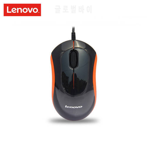 Original Mini Lenovo M100 Wired Optical Mouse, Mini mouse for Laptop