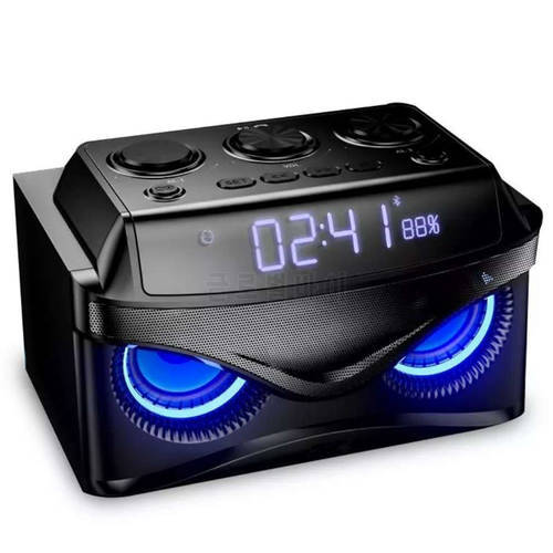 2.1 Bluetooth audio clock alarm stereo call speaker FM radio TF card U disk MP3 player portable subwoofer AUX USB media machine
