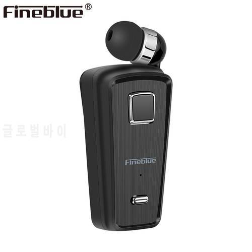 Fineblue F980 Bluetooth Earphone Wireless Earbuds business Headset with Mic Calls Remind Vibration Wear Clip Driver Stereo sport