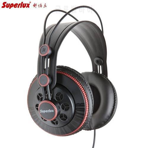 Superlux HD681 Earphone 3.5mm Jack Wired Super Bass Dynamic Earphones Noise Cancelling Headset (Adjustable Headband 9ft Cable)