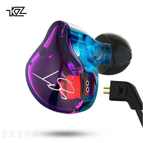 KZ ZST Hybrid Technology 1DD+1BA Earphones 3.5mm In Ear Monitors Noise Cancelling HiFi Music Sports Bass Earbuds Headset