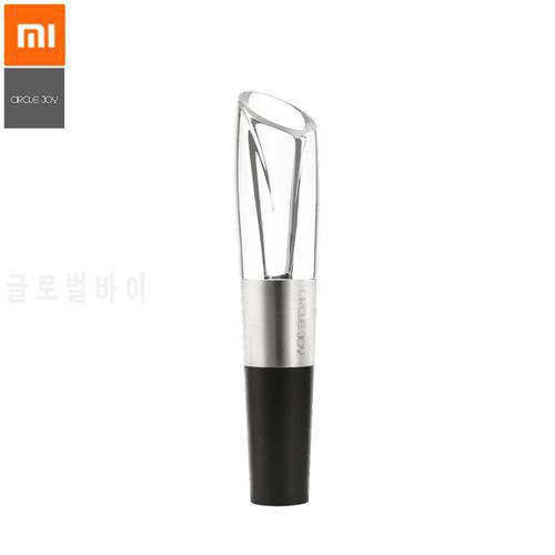 Youpin Circle Joy Wine Aerating Pourer Wine Decanter Aerator Stainless Steel Quick Decanting Easy Cleaning for Home Restaurant