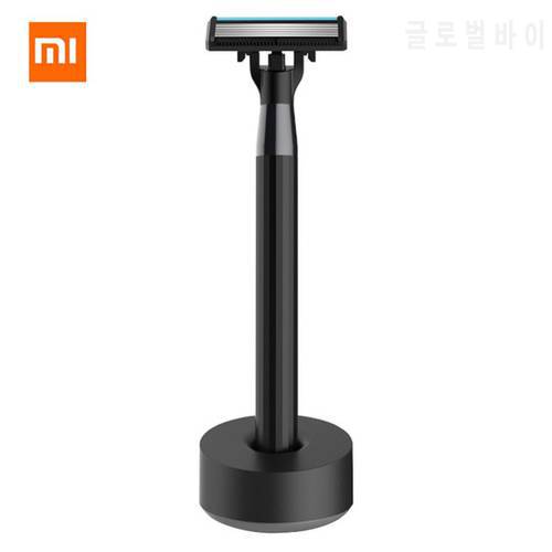 Mijia huanxin MI Home Shaver Beard Shaving Luxury Manual Razor Magnetic shavings Replaceable Shaver Blade for Men Women