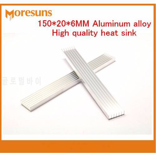 Fast Free Ship Aluminum Radiator Cooling Article 150*20*6MM Aluminum Alloy High Quality Heat Sink Cooler Heat sink Strips