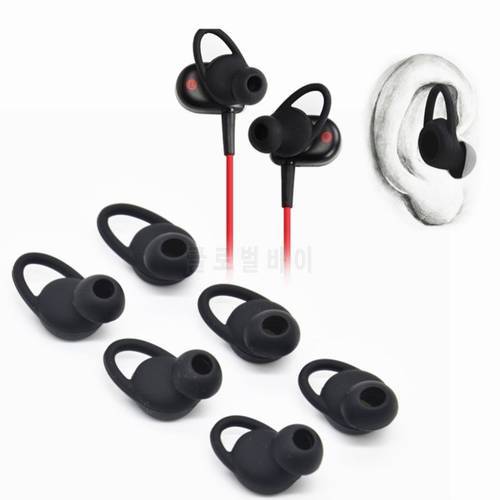 3 Pairs Silicone Ear Tips Earbud Eartips Ear pads Replacement for meizu EP51 Bluetooth-compatible Earphone Accessories 3 Sizes