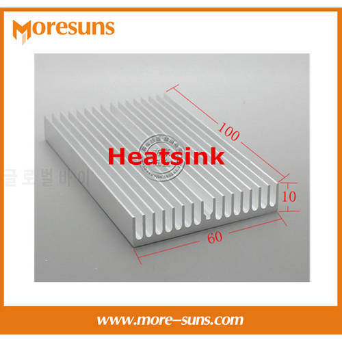 5pcs Aluminum heat sink 100*60*10MM PCB aluminum alloy heat sink electronic radiator