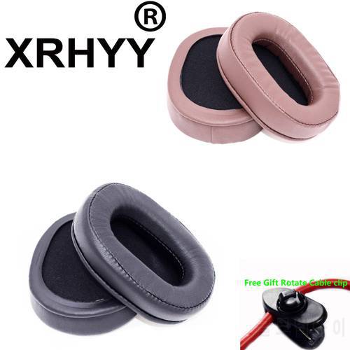 XRHYY Replacement Ear Pad Earpads Cushion Foam Earpad For SONY MDR-7506 MDR-V6 MDR-CD900ST Headphones + Free Rotate Cable Clip