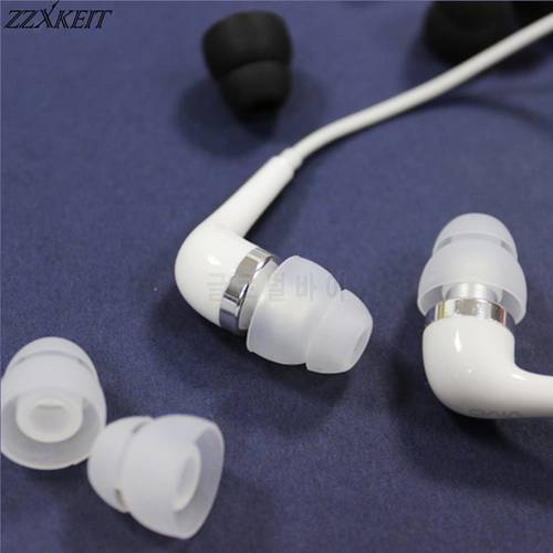 4 Pairs Universal Two Layer Silicone In-Ear Earphone Ear Plug Earphones Headphones Accessories