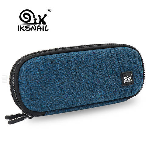 IKSNAIL Double-layer Digital Earphone Case For Headphone Adapter Airpods Accessories Earbuds USB Cables Portable Storage Bag