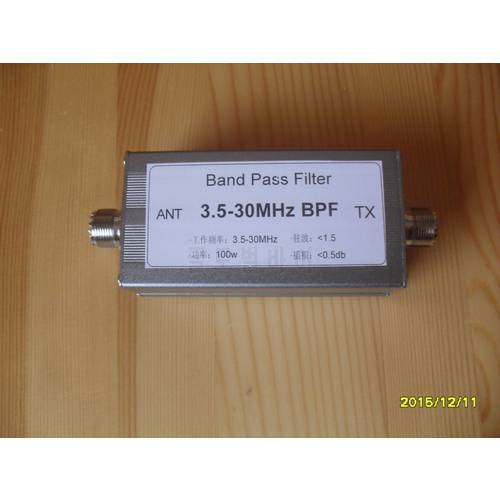 NEW 1PC 3.5-30MHz band-pass filter LC Short-wave communication Suppression of medium-wave radios Reduce noise floor