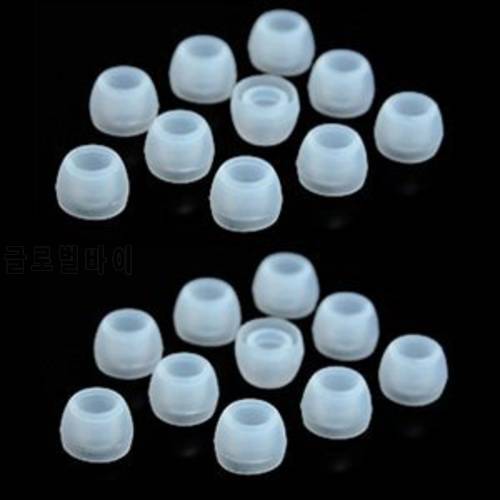 10 Pairs Small Clear Silicone Replacement Ear Buds Tips for Sennheiser Plantronics TDK Phillips Panasonic Denon Griffin JVC
