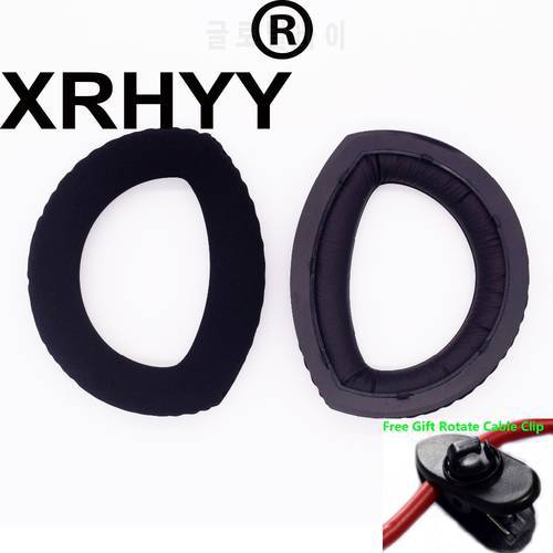 XRHYY Memory Form with Rami Flannelette Replacement Earpad Ear Pads Cushions For Sennheiser HD700 Headphones